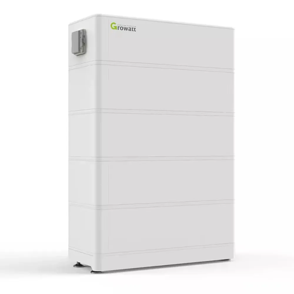 Growatt ARK-XH 10.24 kWh high-voltage lithium battery tower (4 modules) for total residential energy independence.